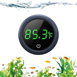 PAIZOO Digital Fish Tank Thermometer – Accurate LED Display ±0.9°F, Aquarium Temperature Monitor for Fish, Axolotl, Turtle & Other Aquatic Pets
